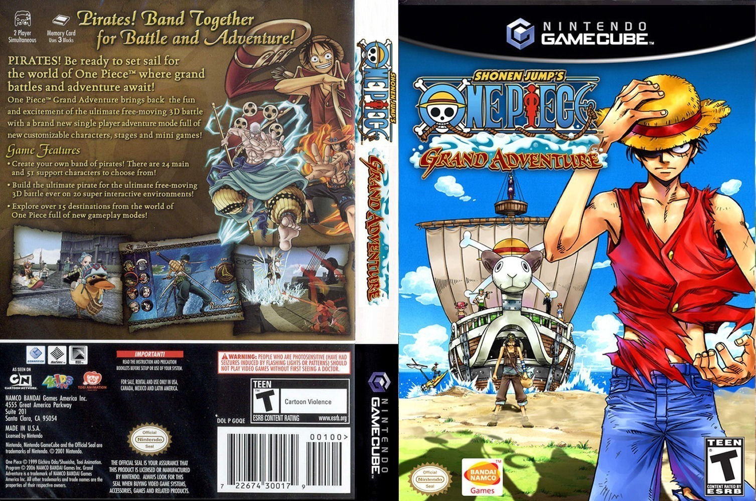 One Piece Grand Adventure (PlayStation 2, GameCube)