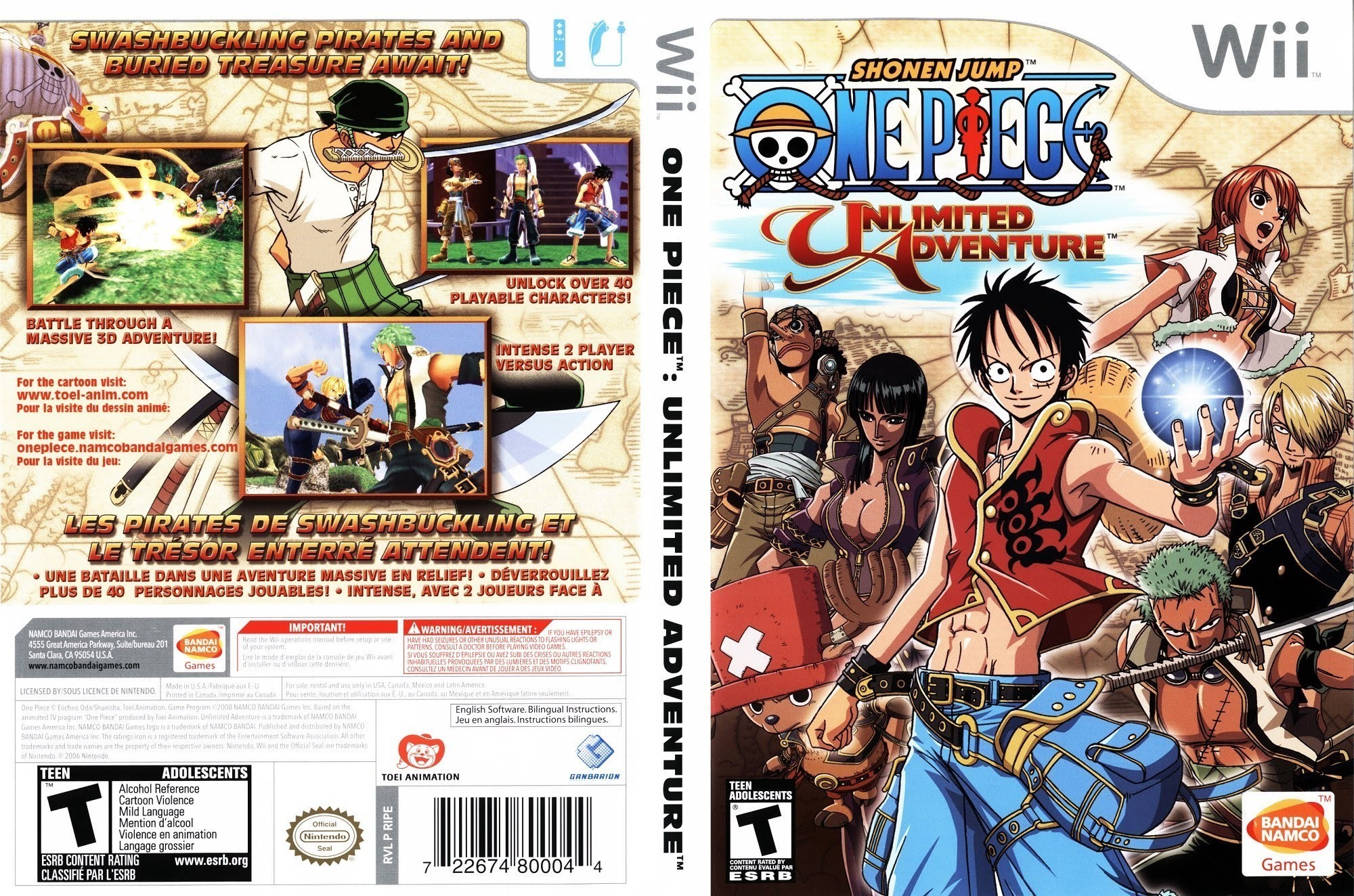 One Piece: Unlimited Adventure (Wii)