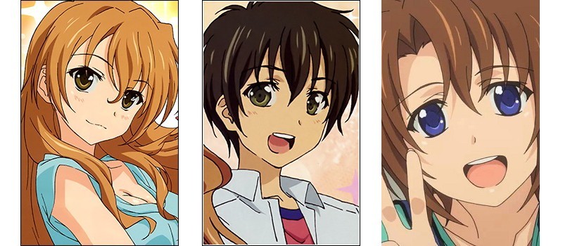 Golden Time - Kouko Kaga →Banri Tada← Nana Hayashida