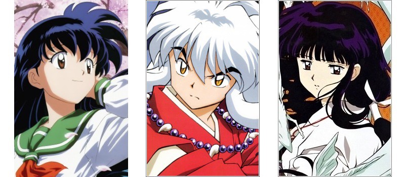 InuYasha - Kagome Higurashi →Inuyasha← Kikyou