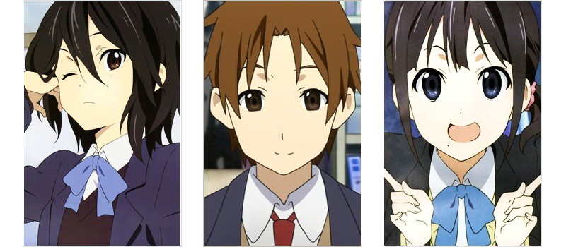 Kokoro Connect - Himeko Inaba →Taichi Yaegashi← Iori Nagase