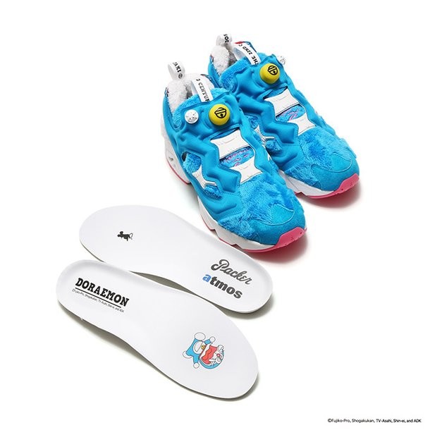 reebok versa pump fury doraemon