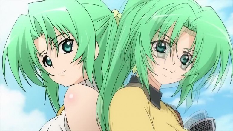 Shion ve Mion Sonozaki - Higurashi No Naku Noro Ni