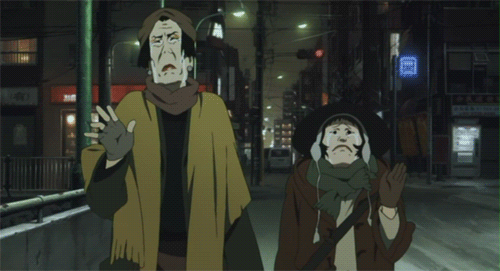 4- Tokyo Godfathers – Orijinal Adı: Tokyo Goddofazazu (MAL: 8.32, IMDB: 7.9)