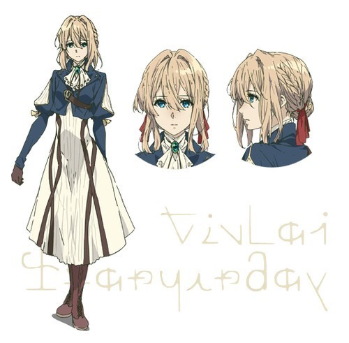 1- Yui Ishikawa, Violet Evergarden rolünde.