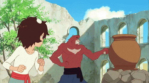 1- The Boy and the Beast – Orijinal Adı: Bakemono no Ko (MAL: 8.54, IMDB: 7.7)