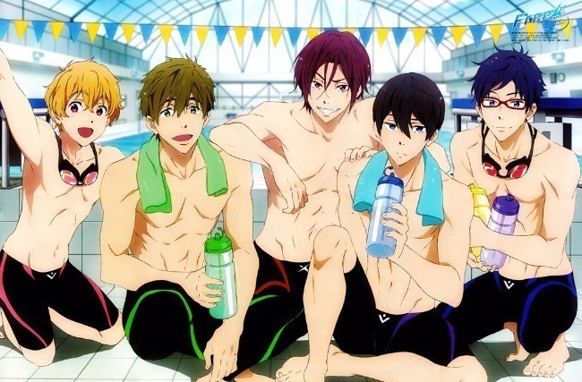 8. Free! Iwatobi Swim Club (216 oy)
