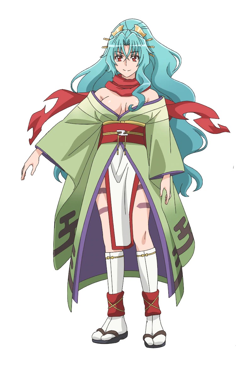 Tomoe olarak Ayane Sakura (Black Clover'da Secre Swallowtail)
