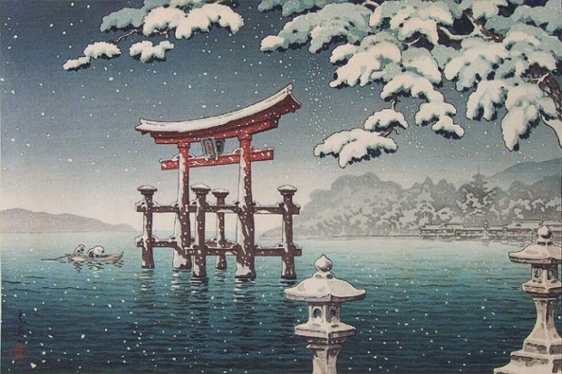 Koitsu, Miyajima'da Kar, 1937