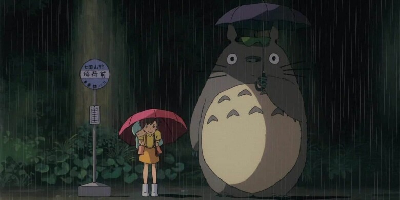 2) Totoro’nun Bedenindeki Her Bir Tüyden Sıcaklık ve Şefkat Yayılır — Komşum Totoro (1988)