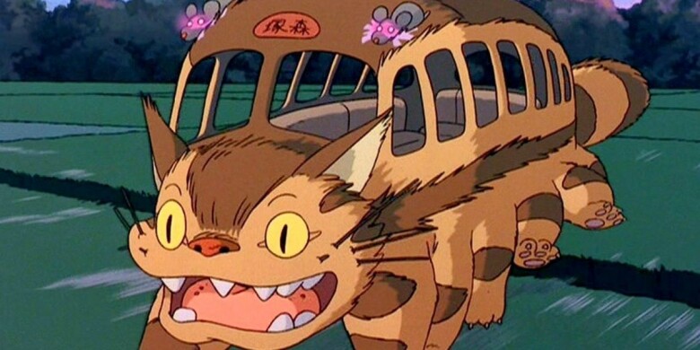 8) Hem Sevimli Hem de Tuhaf Kedi-Otobüs — Komşum Totoro (1988)