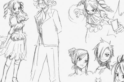Fairy Tail Karakterleri'nin İlk Çizimleri