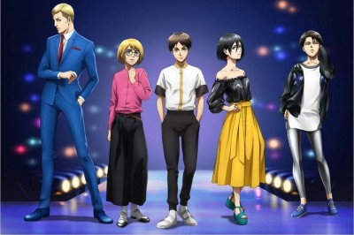 Attack on Titan Karakterleri, Moda İşbirliğinde Piste Çıkıyor !!