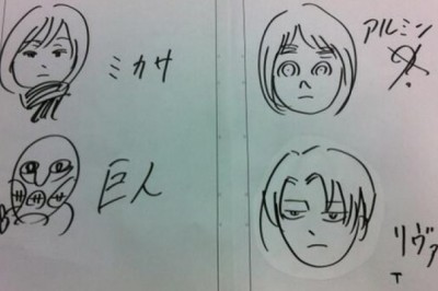 Attack on Titan Yaratıcısı, Çizim Becerilerini Sundu !!