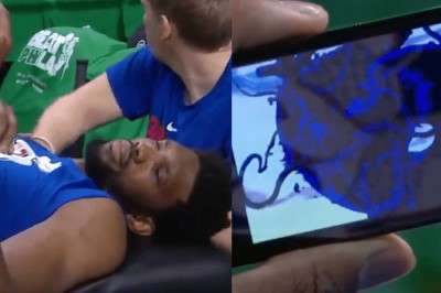 Philadelphia 76ers Takımının Oyuncusu Joel Embiid Maçtan Önce Dragon Ball İzledi
