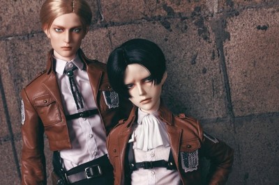 Yeni Attack on Titan Erwin Smith Ball-Jointed Figürü