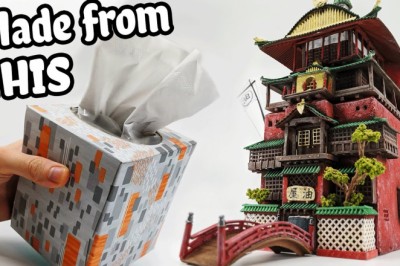 Studson Studio, Atıkları Ghibli'den İlham Alan Minyatür Modellere Dönüştürüyor